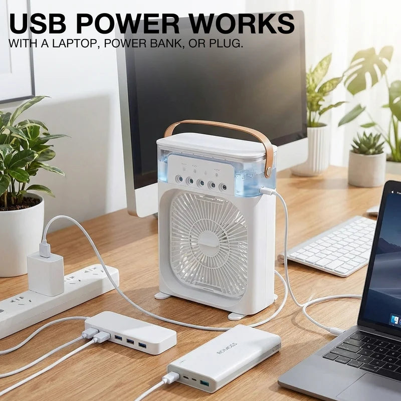 Portable Mini Air Cooler (Multicolor)