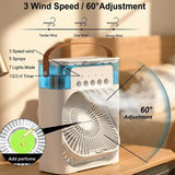 Portable Mini Air Cooler (Multicolor)