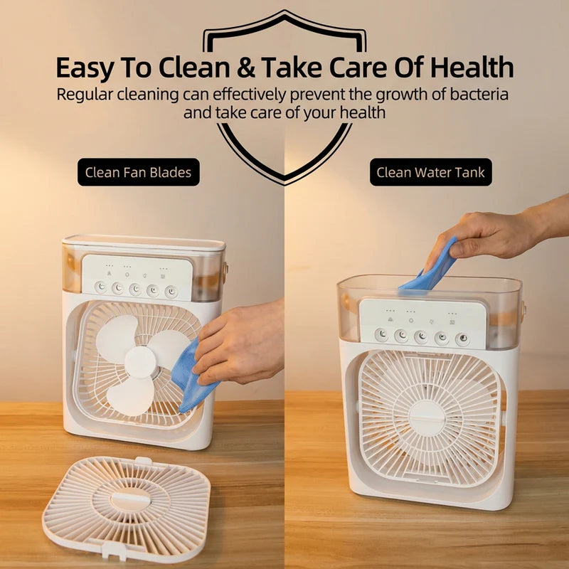 Portable Mini Air Cooler (Multicolor)