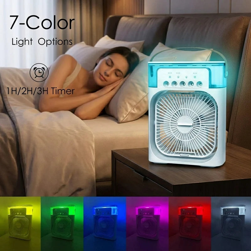 Portable Mini Air Cooler (Multicolor)