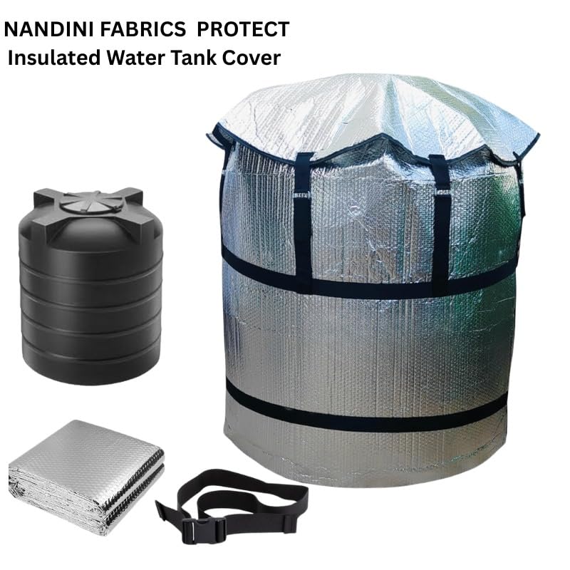 3-Layer Insulated Heavy Duty Water Tank Cover (1000 Litre) – 6 mm Korean Insulated Sheet, UV & Weather Protection, Heat Resistant for Overhead Water Tanks