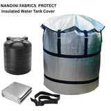 3-Layer Insulated Heavy Duty Water Tank Cover (1000 Litre) – 6 mm Korean Insulated Sheet, UV & Weather Protection, Heat Resistant for Overhead Water Tanks