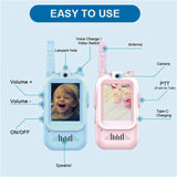 Kids Video Walkie Talkie Set (2-Pack) – Intercom with Camera & Screen