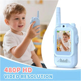 Kids Video Walkie Talkie Set (2-Pack) – Intercom with Camera & Screen