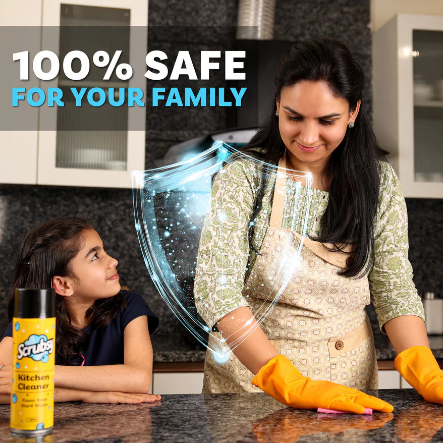 India’s #1 Foam-Based Complete Kitchen Cleaner & Disinfectant (Pack of 2)