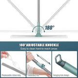 2 in 1 Floor Cleaner Brush Multifunction Magic Broom,Silicone Floor Squeegee Broom